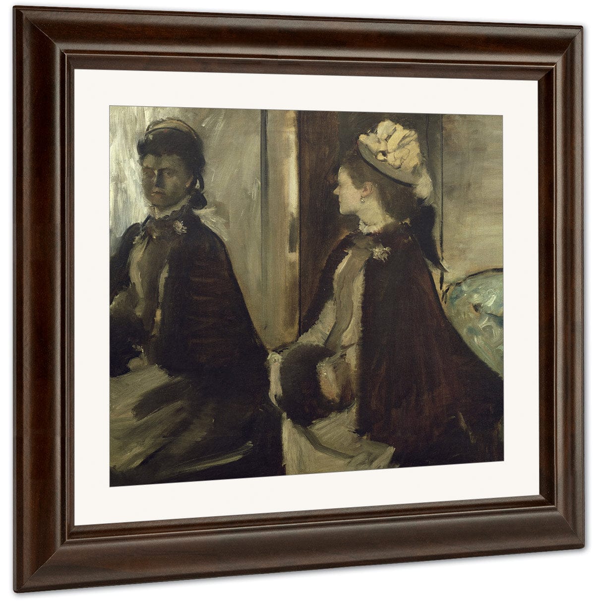 Madame Jeantaud In The Mirror By Edgar Degas Fine Art Print