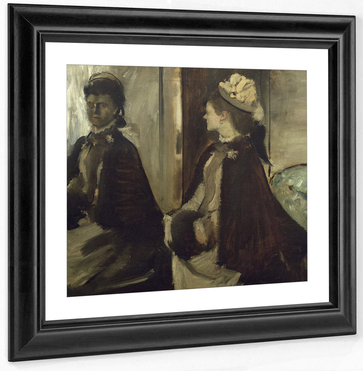 Madame Jeantaud In The Mirror By Edgar Degas Fine Art Print