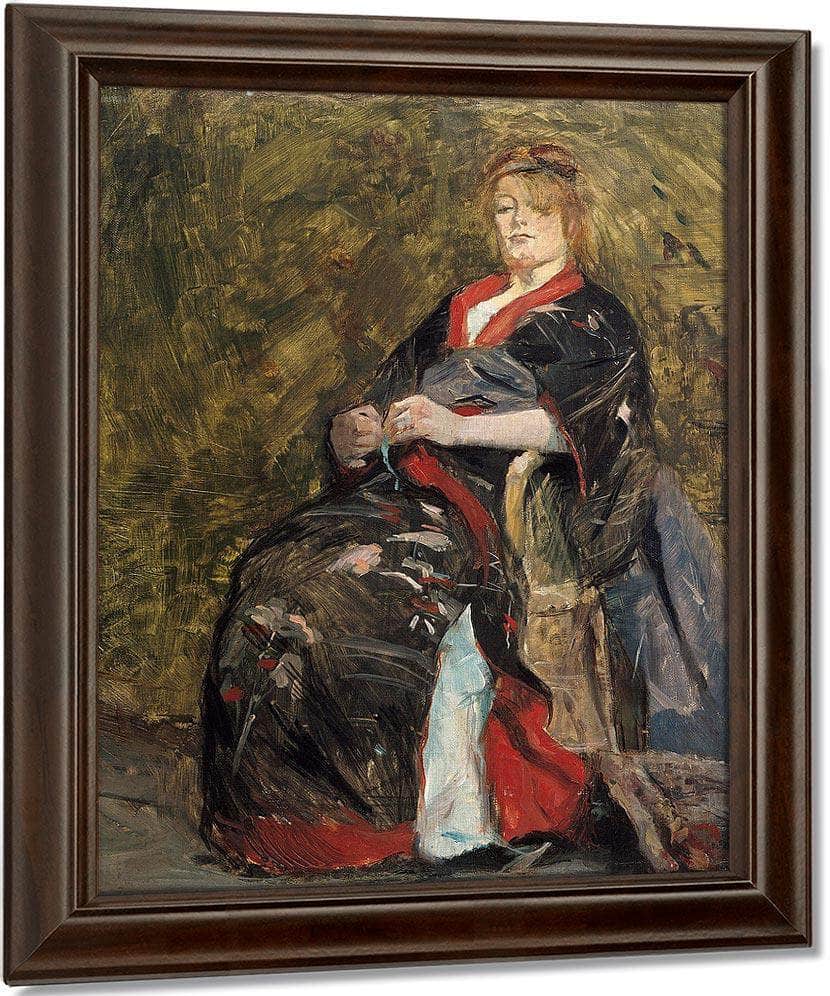 Madame Lili Grenier By Henri De Lautrec Toulouse Fine Art Print