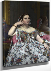Madame Moitessier By Jean Auguste Dominique Ingres Fine Art Print