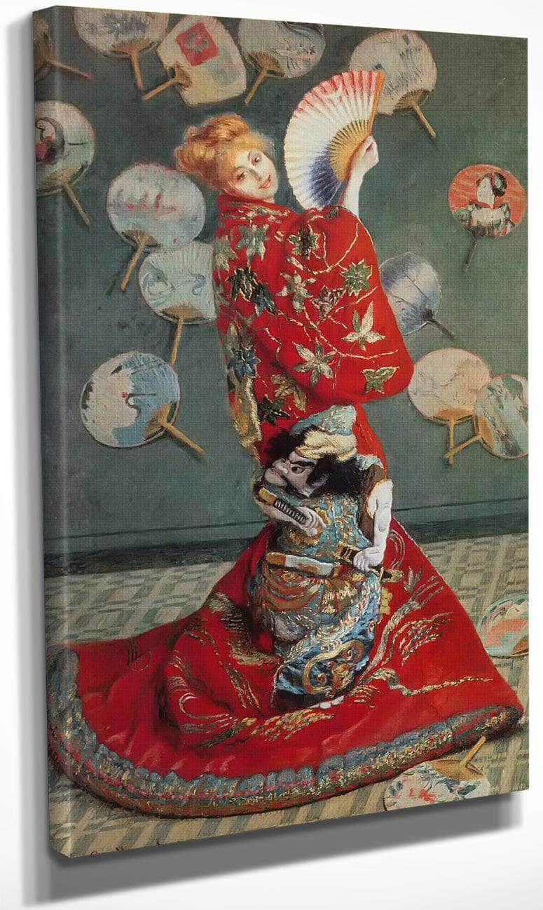 Madame Monet In Japanese Costume By Claude Monet Fine Art Print