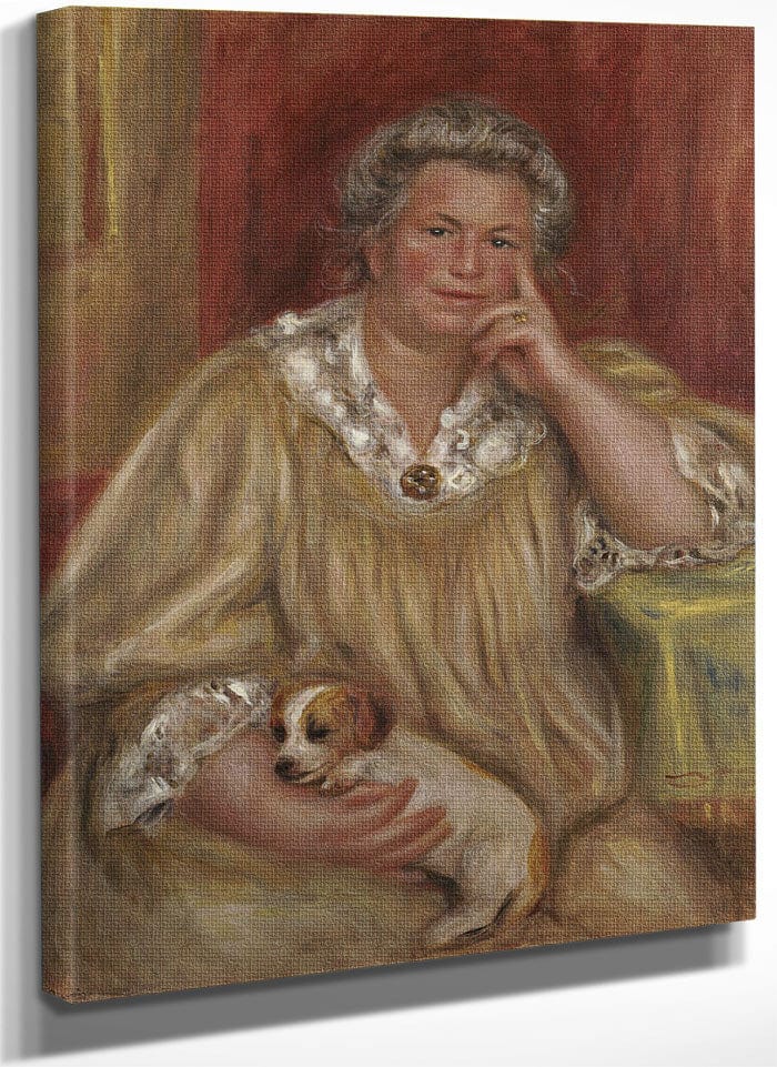 Madame Renoir By Pierre Auguste Renoir Fine Art Print