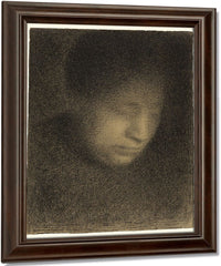 Madame Seurat, The Artist's Mother By Georges Pierre Seurat Fine Art Print