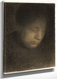Madame Seurat, The Artist's Mother By Georges Pierre Seurat Fine Art Print