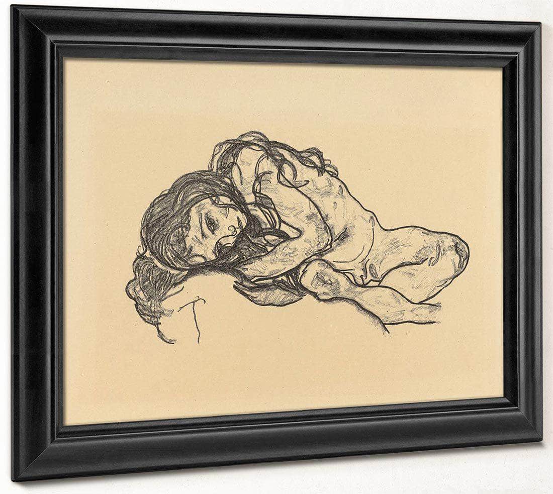 Madchen Girl By Egon Schiele Fine Art Print