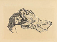 Madchen Girl By Egon Schiele Fine Art Print