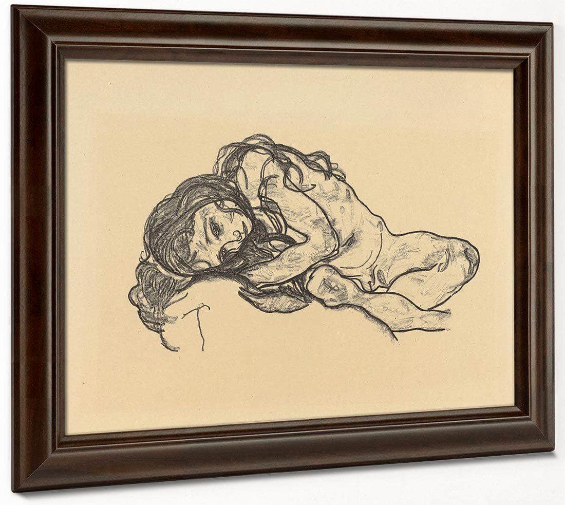 Madchen Girl By Egon Schiele Fine Art Print