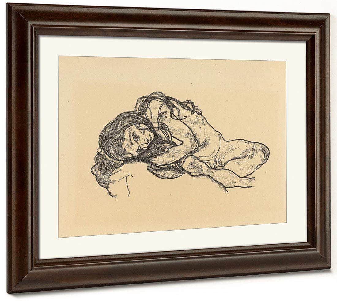 Madchen Girl By Egon Schiele Fine Art Print