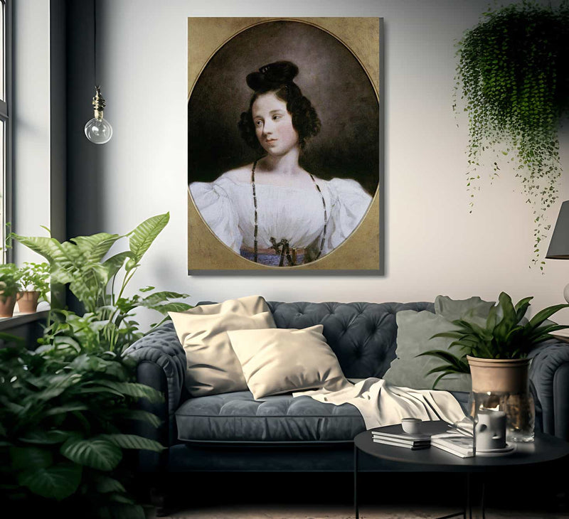 Mademoiselle Alexandrine Julie De La Boutraye By Eugene Delacroix Fine Art Print