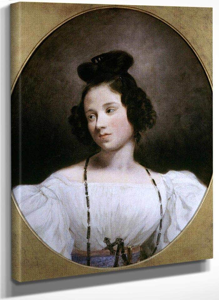 Mademoiselle Alexandrine Julie De La Boutraye By Eugene Delacroix Fine Art Print