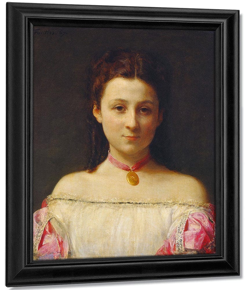 Mademoiselle De Fitz James By Henri Fantin Latour Fine Art Print