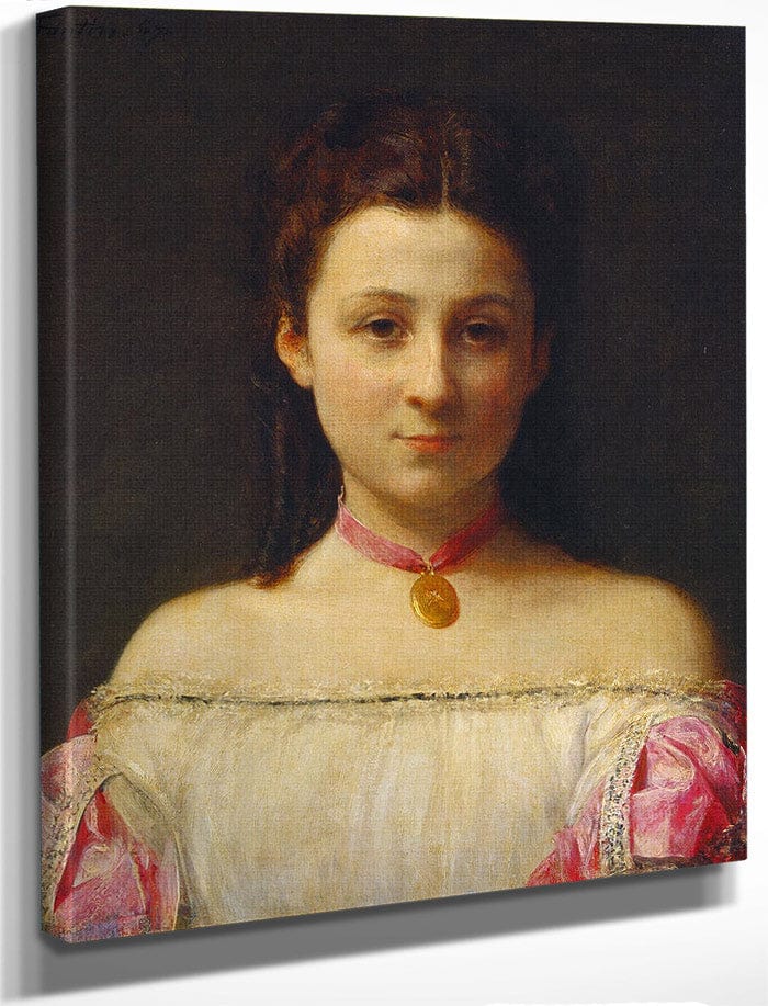 Mademoiselle De Fitz James By Henri Fantin Latour Fine Art Print