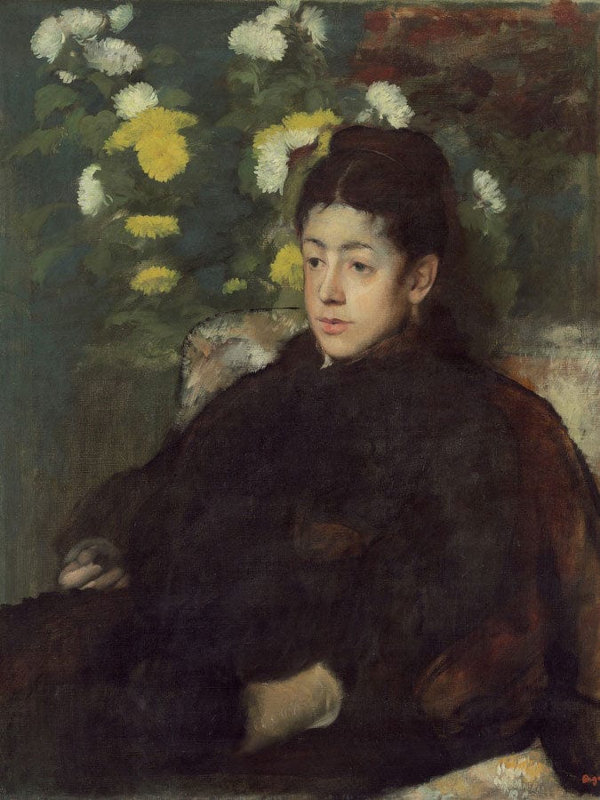 Mademoiselle Malo By Edgar Degas Fine Art Print