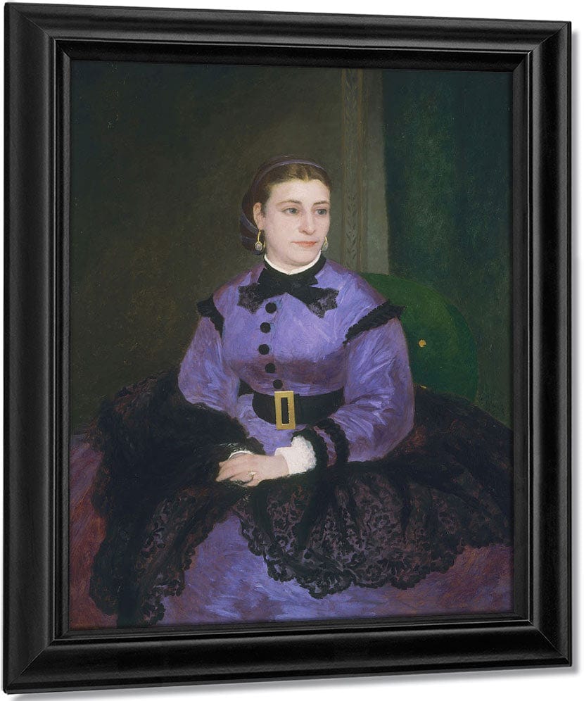 Mademoiselle Sicot By Pierre Auguste Renoir Fine Art Print