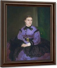 Mademoiselle Sicot By Pierre Auguste Renoir Fine Art Print