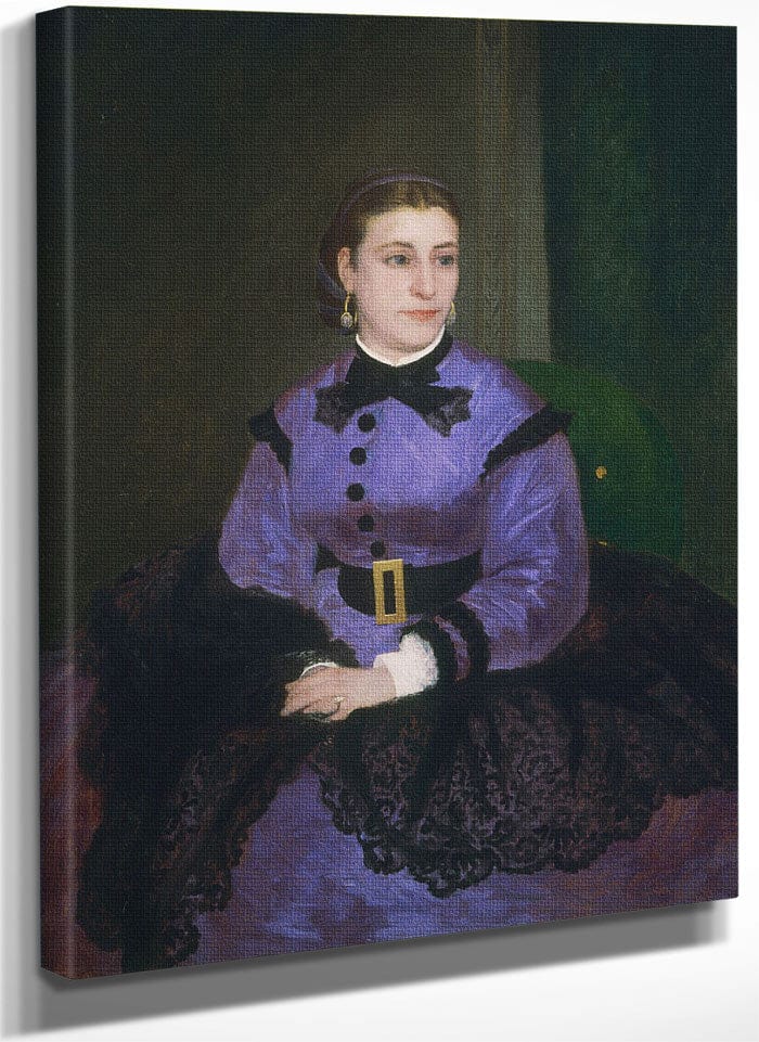 Mademoiselle Sicot By Pierre Auguste Renoir Fine Art Print