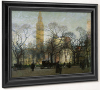 Madison Square In The Afternoon By Paul Cornoyer Fine Art Print