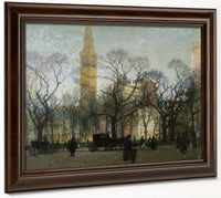 Madison Square In The Afternoon By Paul Cornoyer Fine Art Print