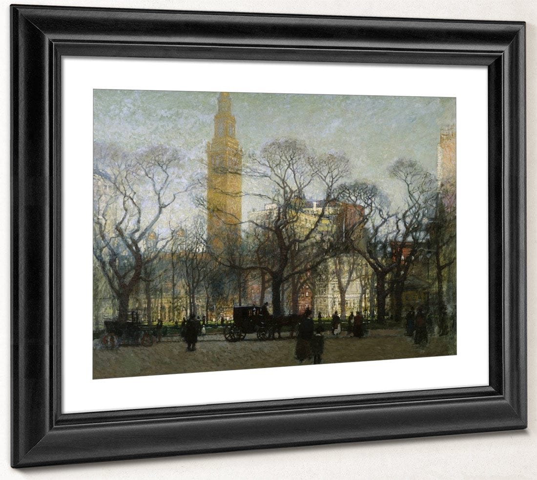 Madison Square In The Afternoon By Paul Cornoyer Fine Art Print