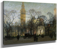 Madison Square In The Afternoon By Paul Cornoyer Fine Art Print