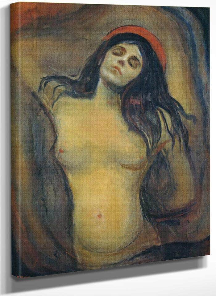 Madonna 1894 95 By Edvard Munch Fine Art Print