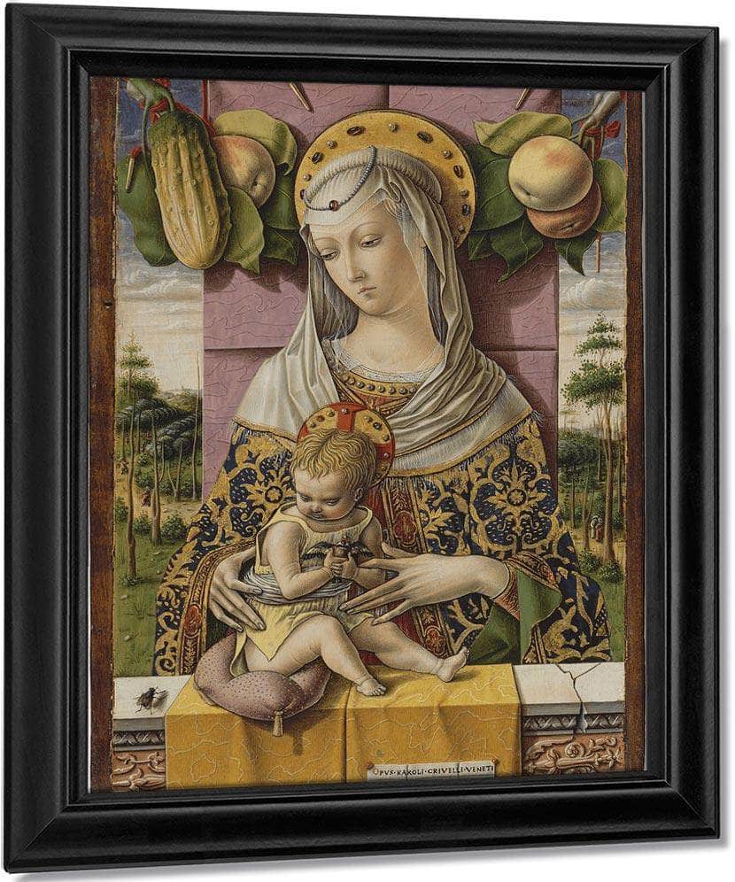 Madonna And Child 1480 By Carlo Crivelli Fine Art Print