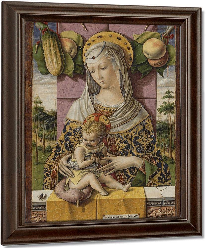 Madonna And Child 1480 By Carlo Crivelli Fine Art Print