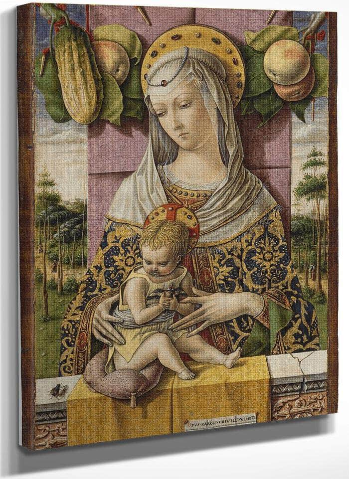 Madonna And Child 1480 By Carlo Crivelli Fine Art Print