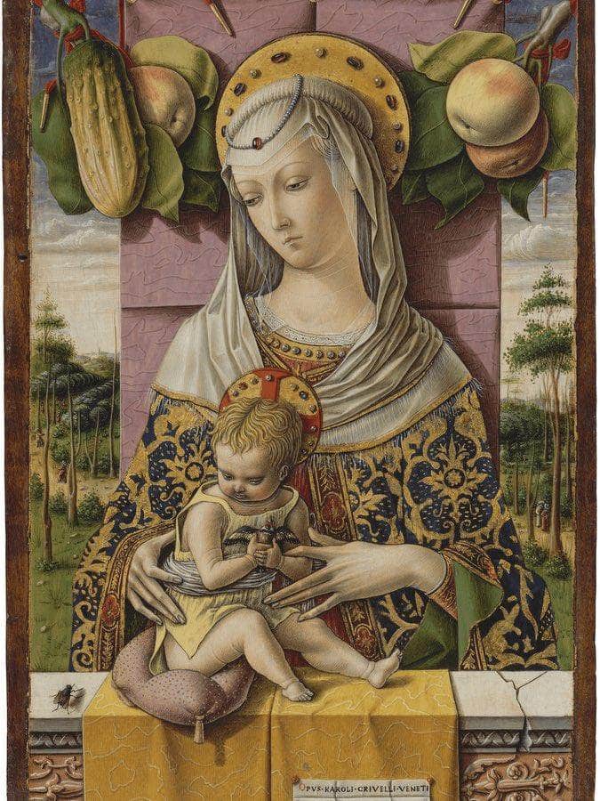 Madonna And Child 1480 By Carlo Crivelli Fine Art Print