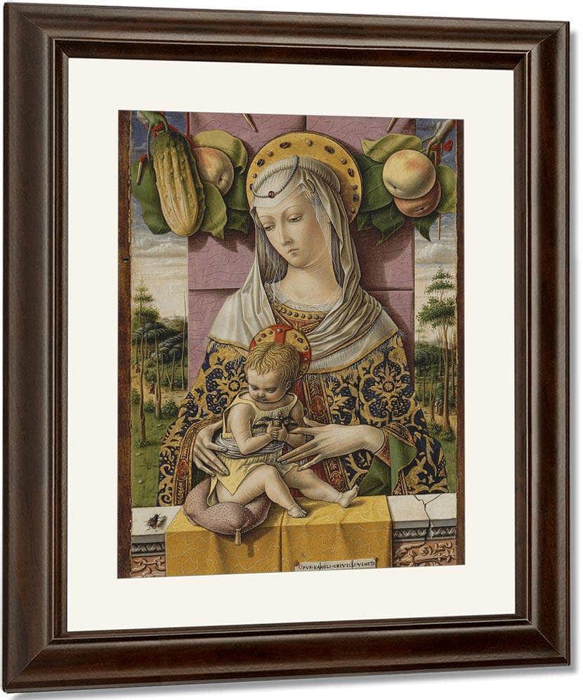 Madonna And Child 1480 By Carlo Crivelli Fine Art Print