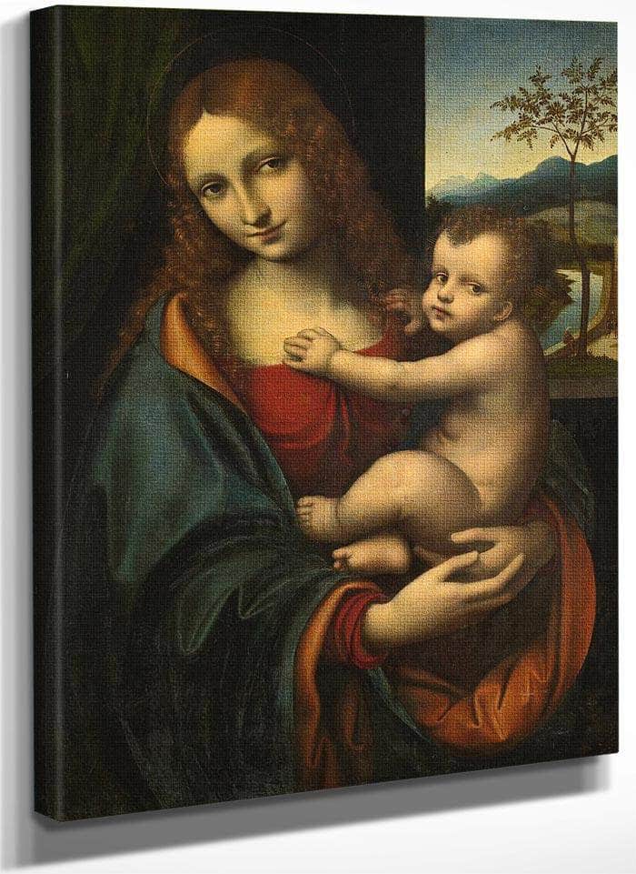 Madonna And Child 1525 By Giampietrino Fine Art Print