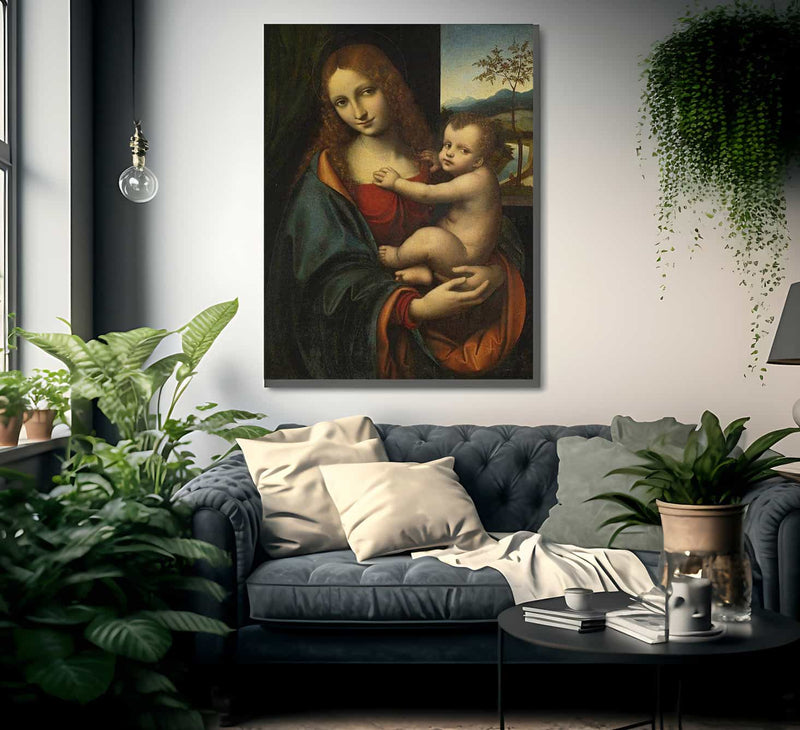 Madonna And Child 1525 By Giampietrino Fine Art Print