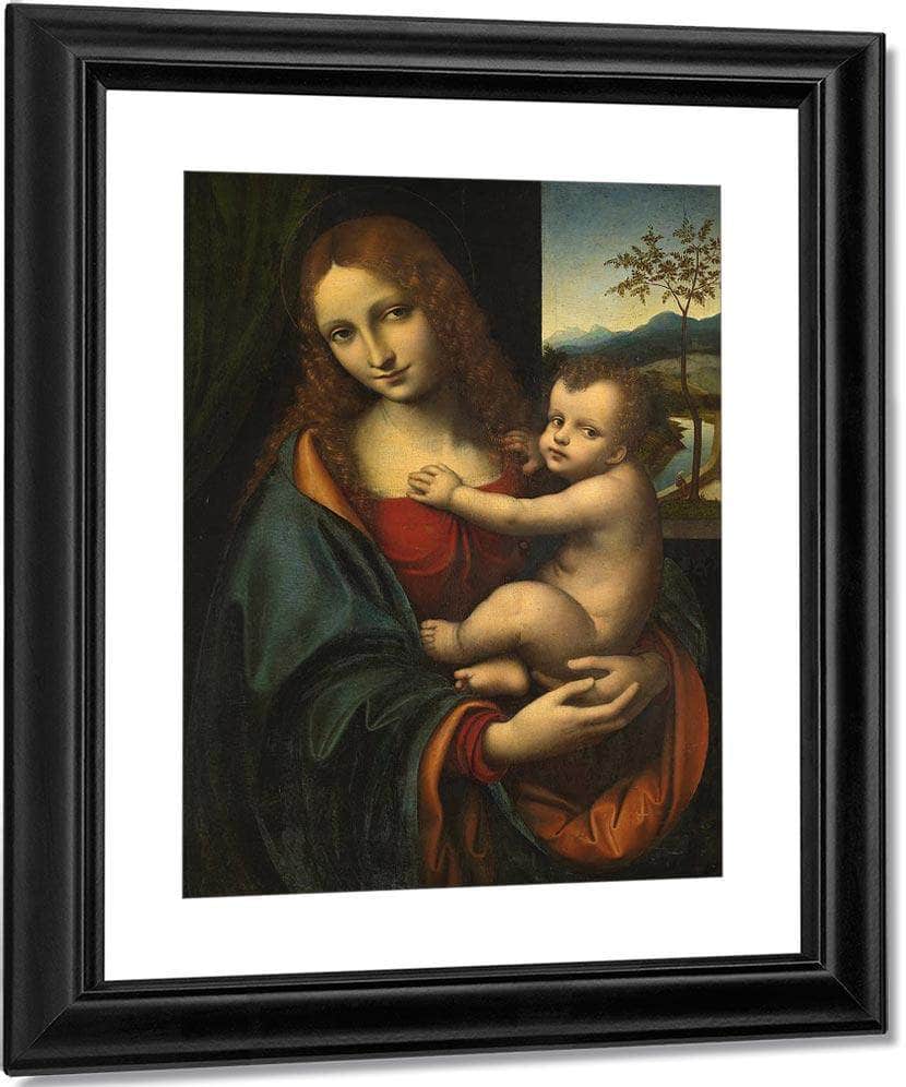 Madonna And Child 1525 By Giampietrino Fine Art Print