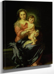 Madonna And Child By Bartolome Esteban Murillo Fine Art Print