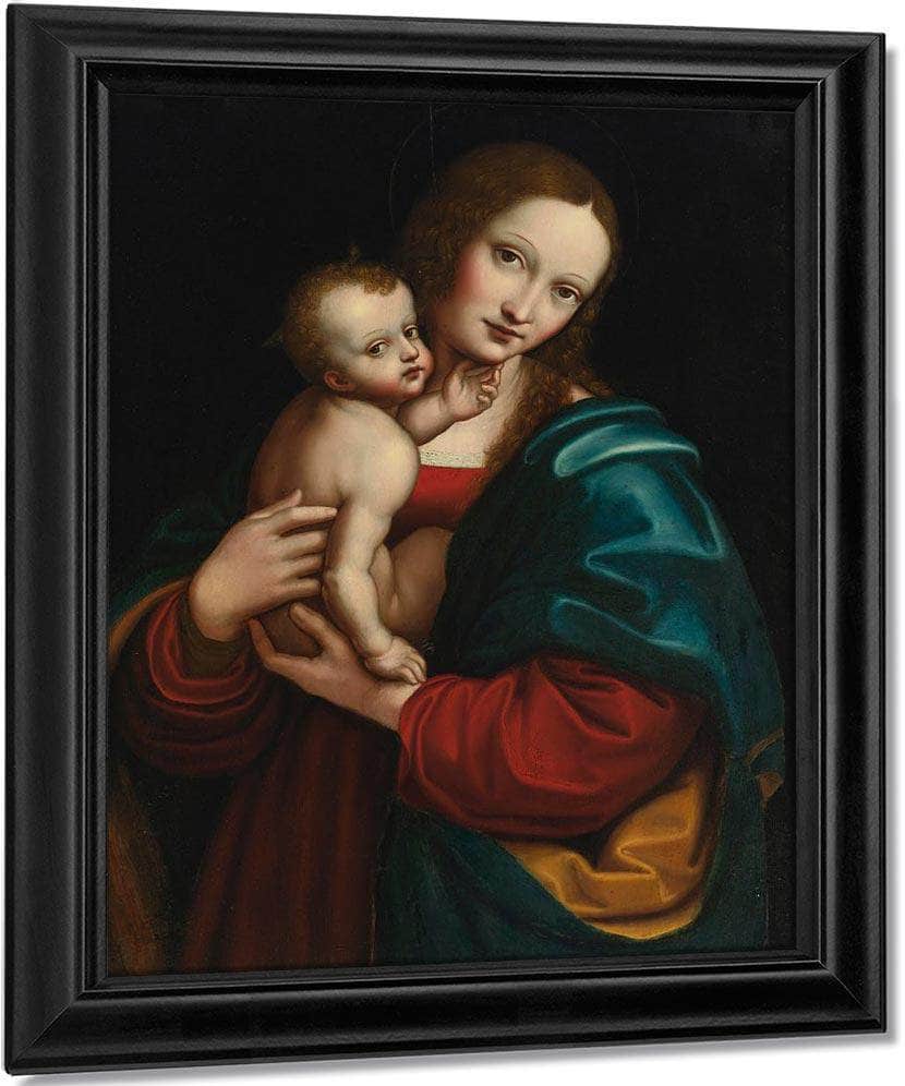 Madonna And Child Giampietrino By Giampietrino Fine Art Print
