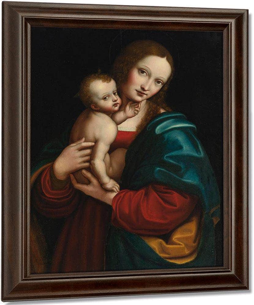 Madonna And Child Giampietrino By Giampietrino Fine Art Print