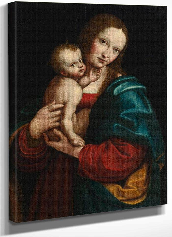 Madonna And Child Giampietrino By Giampietrino Fine Art Print