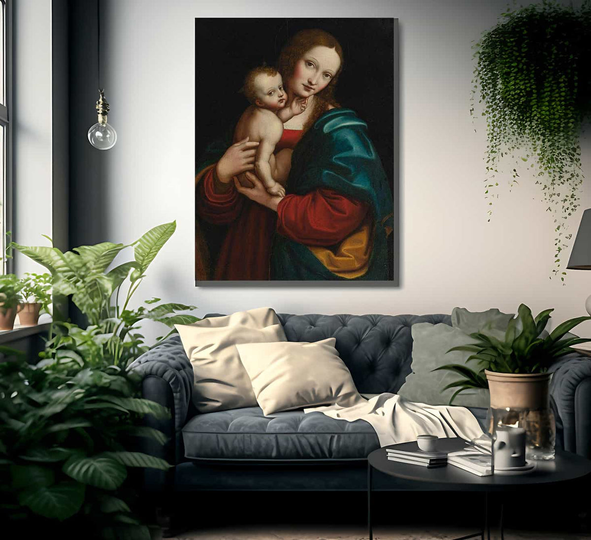 Madonna And Child Giampietrino By Giampietrino Fine Art Print