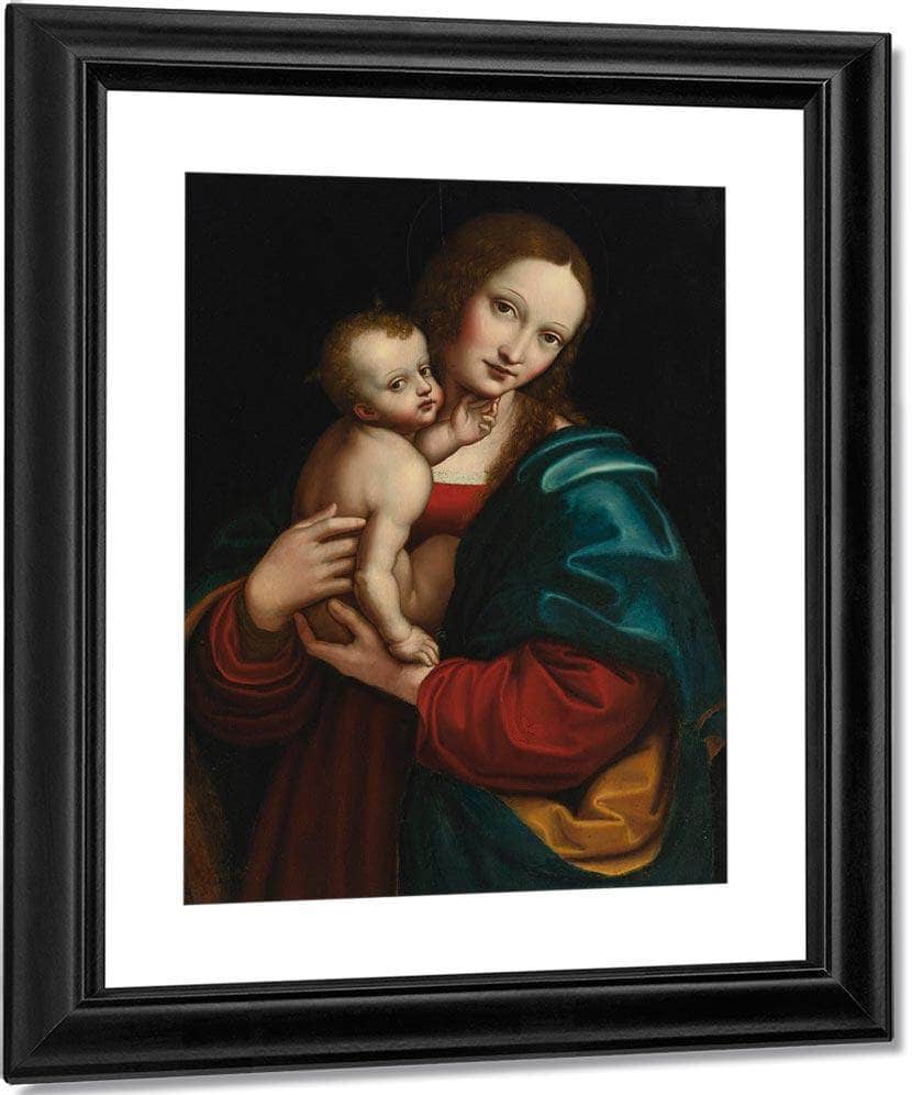 Madonna And Child Giampietrino By Giampietrino Fine Art Print