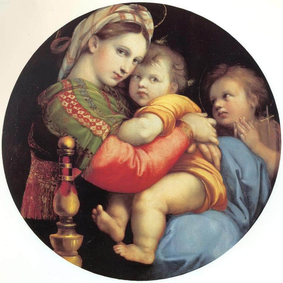 Madonna Della Sedia Fine Art Print