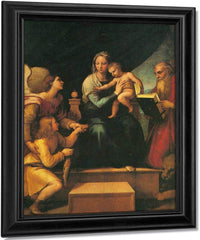 Madonna Della Sedia By Raphael Fine Art Print