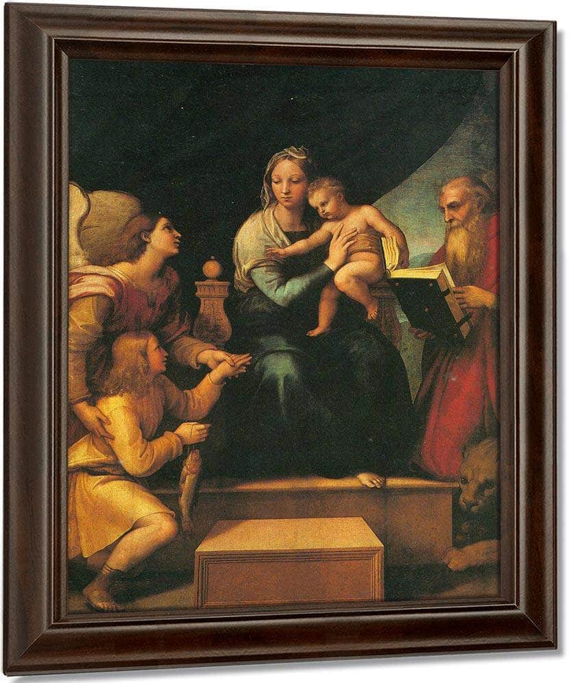 Madonna Della Sedia By Raphael Fine Art Print