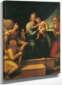 Madonna Della Sedia By Raphael Fine Art Print