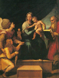 Madonna Della Sedia By Raphael Fine Art Print