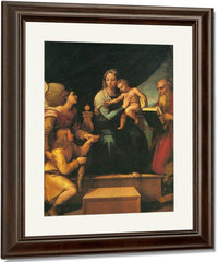 Madonna Della Sedia By Raphael Fine Art Print