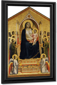 Madonna Enthroned 1310 By Giotto Di Bondone Fine Art Print