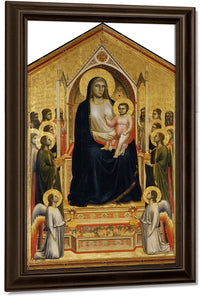 Madonna Enthroned 1310 By Giotto Di Bondone Fine Art Print