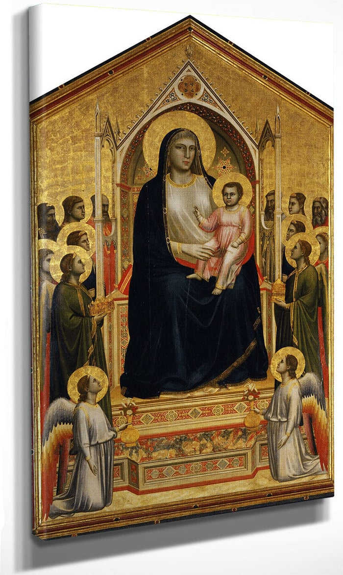 Madonna Enthroned 1310 By Giotto Di Bondone Fine Art Print