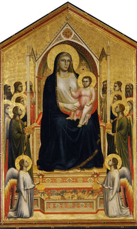 Madonna Enthroned 1310 By Giotto Di Bondone Fine Art Print