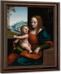 Madonna Of The Cherries 1525 By Giampietrino Fine Art Print